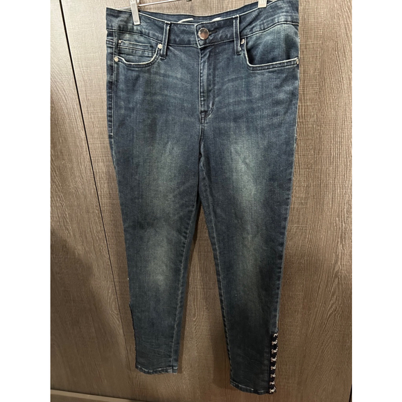 Seven 7 jeans demon size 12 mid Rise Skinny - Picture 2 of 14